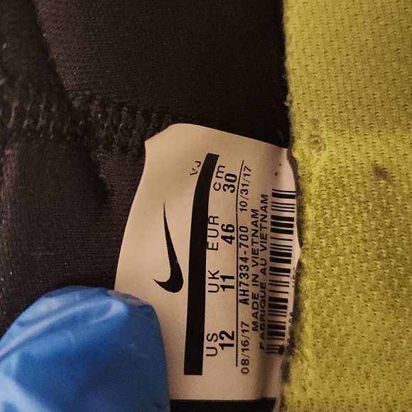 NIKE AIR HUARACHE DRUFT BLACK VOLT. Size 12 - Picture 2 of 12